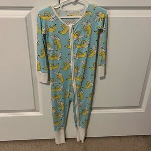 VGUC Little Sleepies Bananas Bamboo Zippy size 18-24M